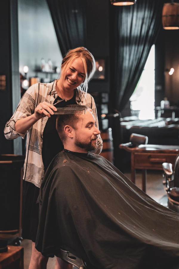 The Cave barber at work — The Conversation